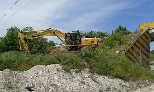 κατεδάφιση των γεφυρών του ΟΣΕ