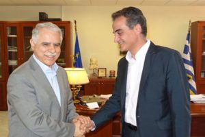 Ο Υφυπουργός Εσωτερικών και Διοικητικής Ανασυγκρότησης κ. Γιάννης Μπαλάφας συναντήθηκε με τον Περιφερειάρχη Δυτικής Μακεδονίας