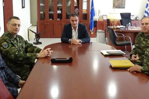 Τον Περιφερειάρχη Δυτικής Μακεδονίας Θεόδωρο Καρυπίδη επισκέφθηκε ο Διοικητής του Γ’ Σώματος Στρατού Αντιστράτηγος Αλκιβιάδης Στεφανής