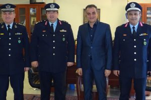 Επίσκεψη του Γενικού Επιθεωρητή Αστυνομίας Βορείου Ελλάδος στον Περιφερειάρχη Δυτικής Μακεδονίας