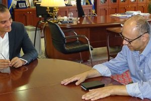 Επίσκεψη του Γενικού Πρόξενου της Κύπρου στη Θεσσαλονίκη, στον Περιφερειάρχη Θ. Καρυπίδη