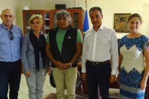 Επίσκεψη εκπροσώπων της αποστολής από την Αγία Πετρούπολης Ρωσίας, στον Περιφερειάρχη Δυτικής Μακεδονίας Θ. Καρυπίδη