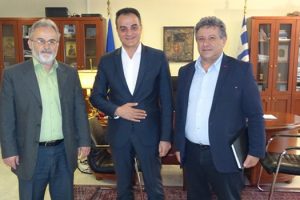 Η νέα Διοίκηση του Εργατικού Κέντρου Κοζάνης επισκέφθηκε τον Περιφερειάρχη Δυτικής Μακεδονίας