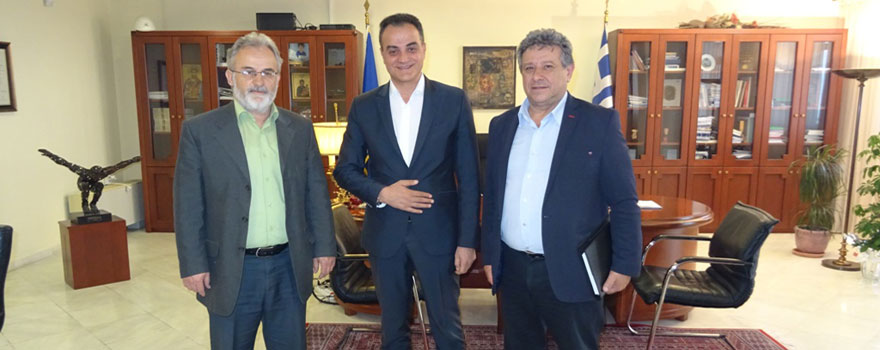 Η νέα Διοίκηση του Εργατικού Κέντρου Κοζάνης επισκέφθηκε τον Περιφερειάρχη Δυτικής Μακεδονίας