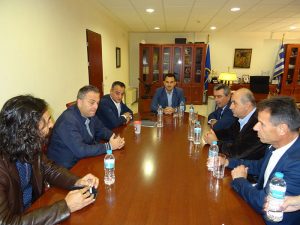 Συνάντηση στην Περιφέρεια, του Υπουργού Εσωτερικών Αλέξη Χαρίτση με τον Περιφερειάρχη Θ. Καρυπίδη 2