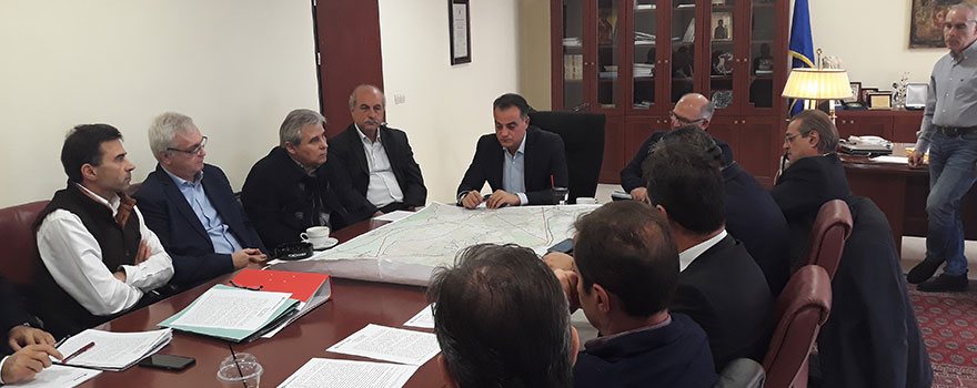 Υλοποιούνται σημαντικά έργα στο οδικό δίκτυο της Δυτικής Μακεδονίας - Σύσκεψη στην Περιφέρεια με την Εγνατία Οδό Α.Ε.