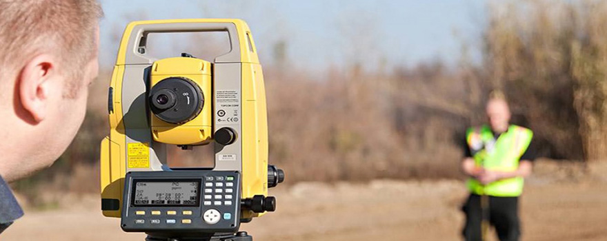 σταθμός laser (total station) μέτρησης αποστάσεων