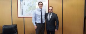 Σε τεχνική συνάντηση εργασίας παραβρέθηκε ο Νικόλαος Λυσσαρίδης με τον Διευθύνοντα Σύμβουλο της ΔΕΠΑ Α.Ε. κο Κωνσταντίνο Ξιφαρά