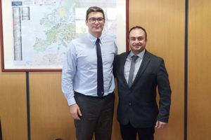 Σε τεχνική συνάντηση εργασίας παραβρέθηκε ο Νικόλαος Λυσσαρίδης με τον Διευθύνοντα Σύμβουλο της ΔΕΠΑ Α.Ε. κο Κωνσταντίνο Ξιφαρά