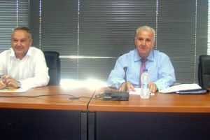 Συνέντευξη τύπου εφ΄ όλης της ύλης από τον χωρικό Αντιπεριφερειάρχη κ. Ιωάννη Κιοσέ και τον Αντιπεριφερειάρχη Αγροτικής Ανάπτυξης κ. Βασίλειο Άμπα