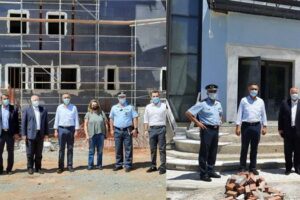 Τα υπό κατασκευή Αστυνομικά Μέγαρα Καστοριάς και Γρεβενών επισκέφθηκε ο Γ.Γ. του Υπουργείου Προστασίας του Πολίτη Κωνσταντίνος Τσουβάλας, συνοδευόμενος από τον Περιφερειάρχη Δυτικής Μακεδονίας Γιώργο Κασαπίδη