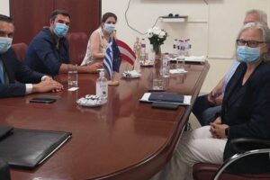 Συνάντηση του Περιφερειάρχη Δυτικής Μακεδονίας Γιώργου Κασαπίδη με την Πρέσβη της Αυστρίας στην Αθήνα Hermine Poppeler 2