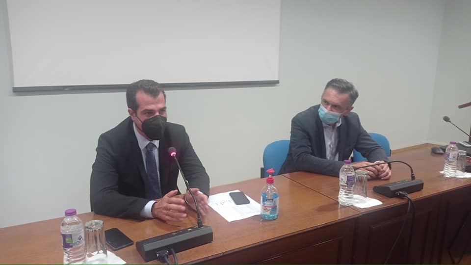 Ευρεία Σύσκεψη για την πορεία της Πανδημίας και την αντιμετώπισή  της στην Περιφέρεια Δυτικής Μακεδονίας, παρουσία του Υπουργού Υγείας Θάνου Πλεύρη 1