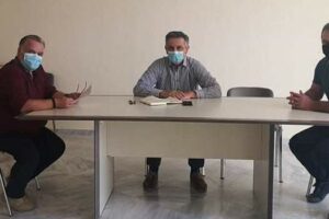 Συνάντηση του Περιφερειάρχη Δυτικής Μακεδονίας Γιώργου Κασαπίδη με το Διευθυντή του ΕΚΑΒ Δυτικής Μακεδονίας Σάββα Γιασσά 1