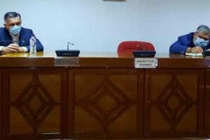 Συνάντηση του Περιφερειάρχη Δυτικής Μακεδονίας Γιώργου Κασαπίδη με τον Δήμαρχο Εορδαίας Παναγιώτη Πλακεντά 1