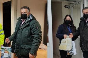 Διανομή ενημερωτικών φυλλαδίων Πολιτικής Προστασίας στα Διόδια Πολυμύλου και Ιεροπηγής