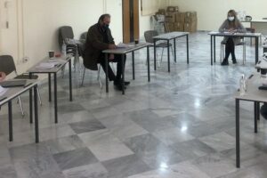 Συνάντηση εργασίας της Αντιπεριφερειάρχη Πράσινου Μετασχηματισμού, Επιχειρηματικότητας και Μεταφορών, Ευφροσύνης Ντιό με τους προέδρους των Επιμελητήριων της Περιφέρειας Δυτικής Μακεδονίας 1