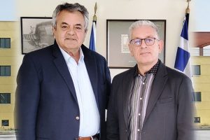 Επίσκεψη του Αντιπεριφερειάρχη Δίκαιης Μετάβασης Αρκαδίας στον Αντιπεριφερειάρχη Δίκαιης Αναπτυξιακής Μετάβασης Γρηγόρη Τσιούμαρη