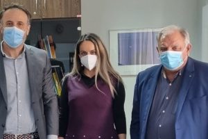 Η αντιπεριφερειάρχης Κοζάνης και ο αντιπεριφερειάρχης Δημόσιας Υγείας επισκέφθηκαν το νέο Διοικητή του Μαμάτσειου Νοσοκομείου Κοζάνης