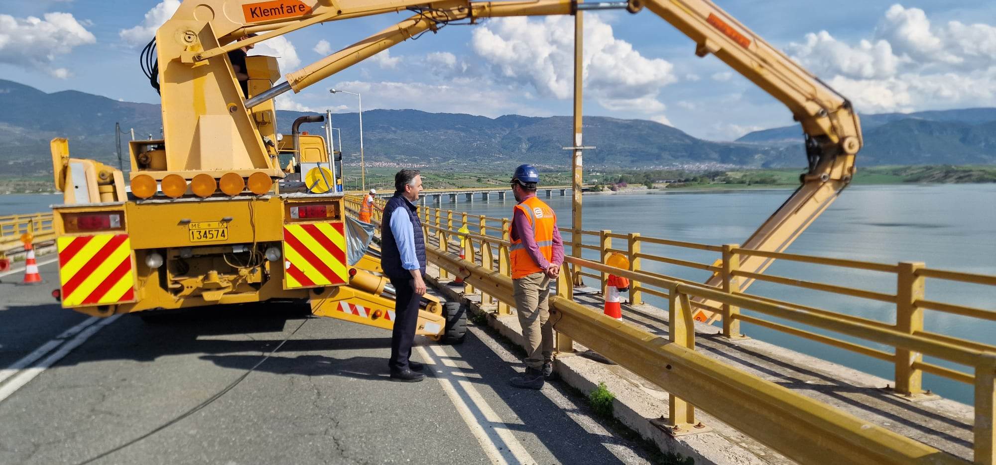 Ολοκληρώθηκε χωρίς προβλήματα η δεύτερη φάση εργασιών στην Υψηλή Γέφυρα Σερβίων -1-