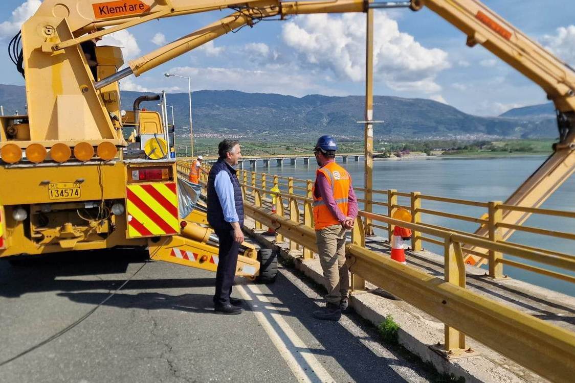 Ολοκληρώθηκε χωρίς προβλήματα η δεύτερη φάση εργασιών στην Υψηλή Γέφυρα Σερβίων -1b-