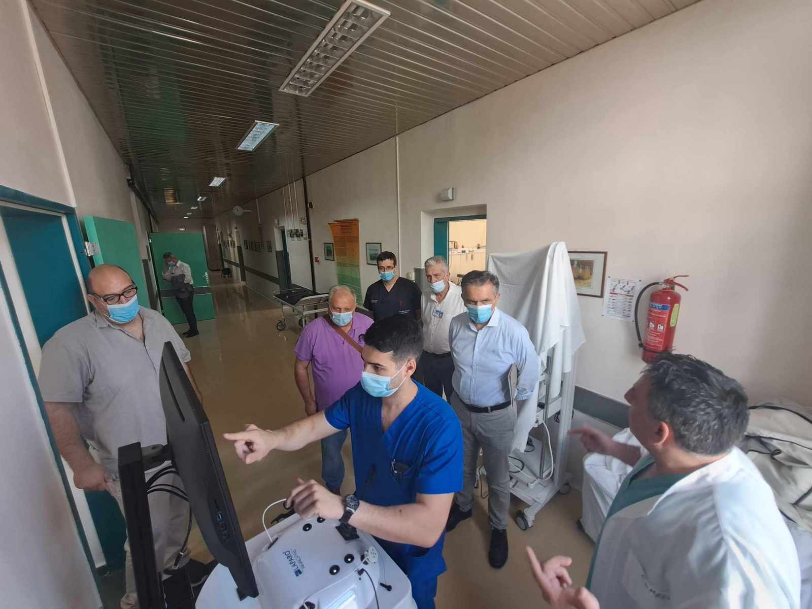 Επίσκεψη του Περιφερειάρχη Δυτικής Μακεδονίας Γ. Κασαπίδη στο Γενικό Νοσοκομείο Φλώρινας -6-