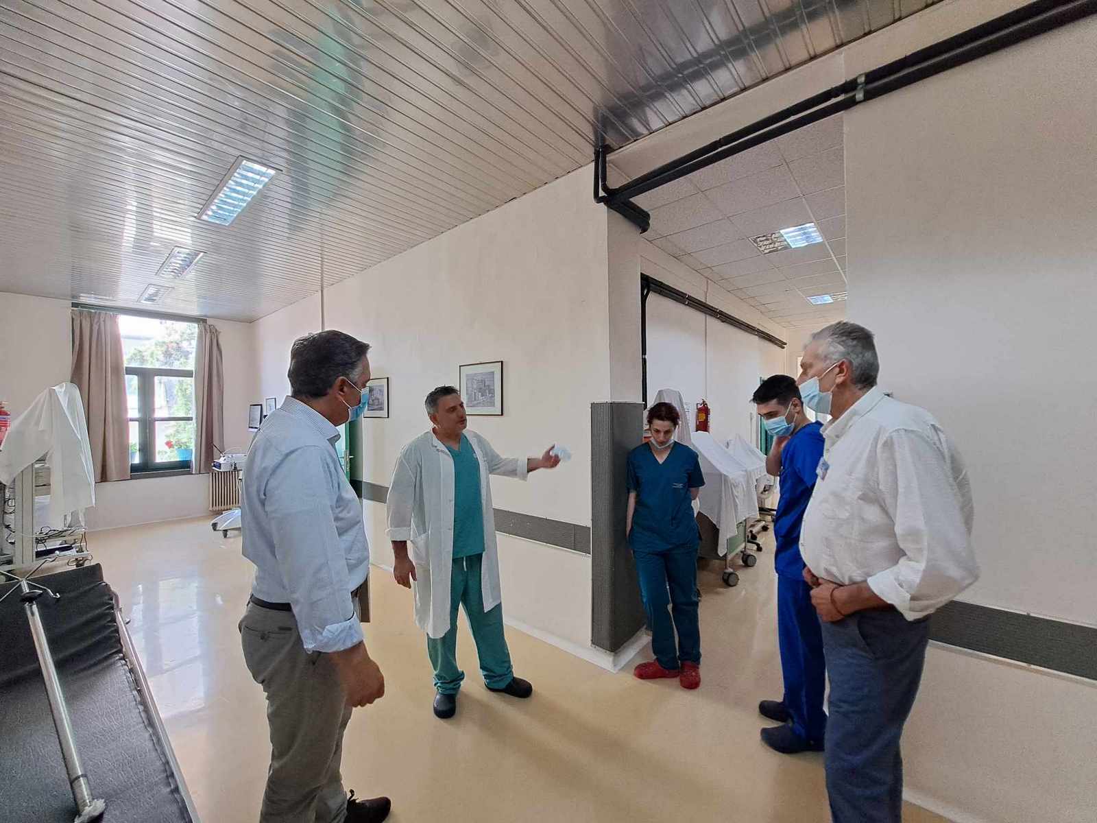 Επίσκεψη του Περιφερειάρχη Δυτικής Μακεδονίας Γ. Κασαπίδη στο Γενικό Νοσοκομείο Φλώρινας -8-