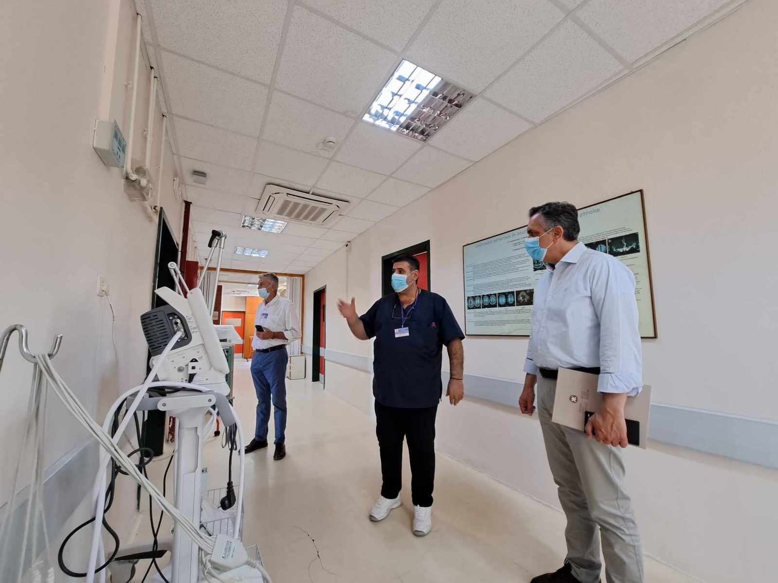Επίσκεψη του Περιφερειάρχη Δυτικής Μακεδονίας Γ. Κασαπίδη στο Γενικό Νοσοκομείο Φλώρινας -9-