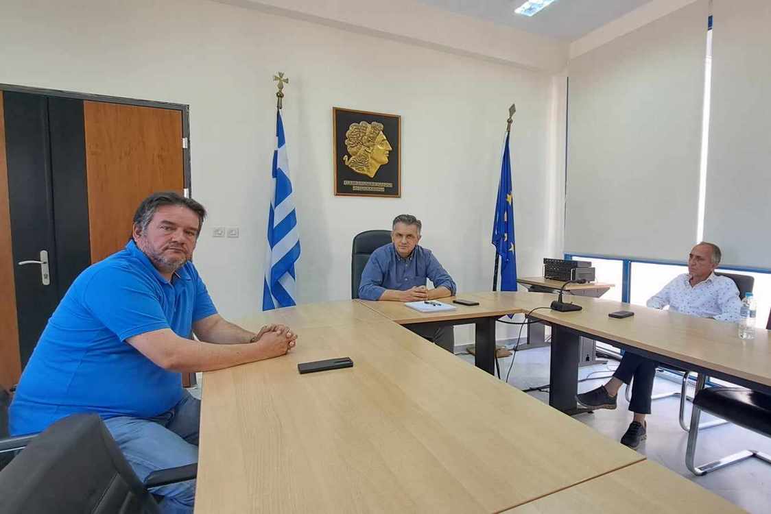 Συνάντηση του Γ. Κασαπίδη με τον Πρόεδρο της ΕΠΣ Κοζάνης Γ. Αποστόλου