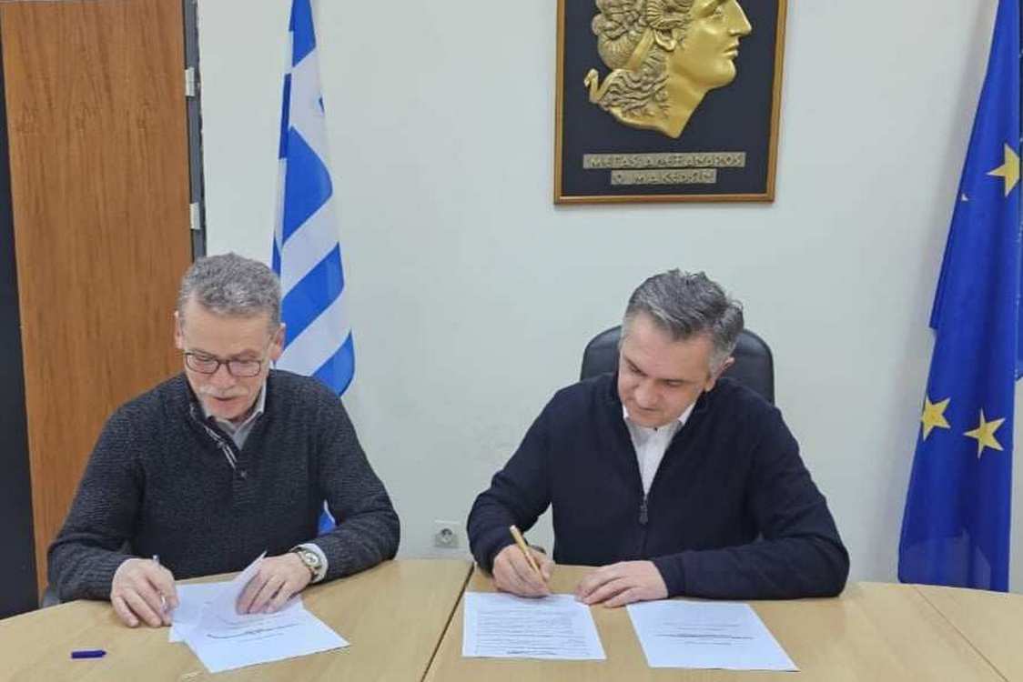 Δύο προγραμματικές συμβάσεις συνυπέγραψαν Γ. Κασαπίδης και Λ. Μαλούτας