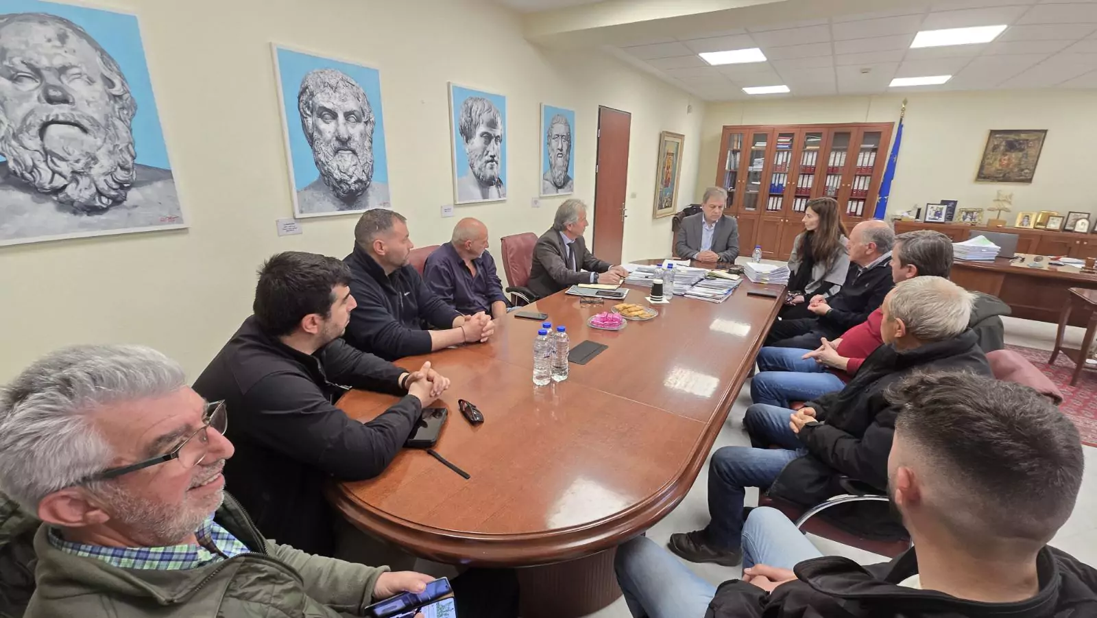 Αξιοποιείται το αρδευτικό δίκτυο και ο υδροηλεκτρικός σταθμός Φράγματος Σισανίου
