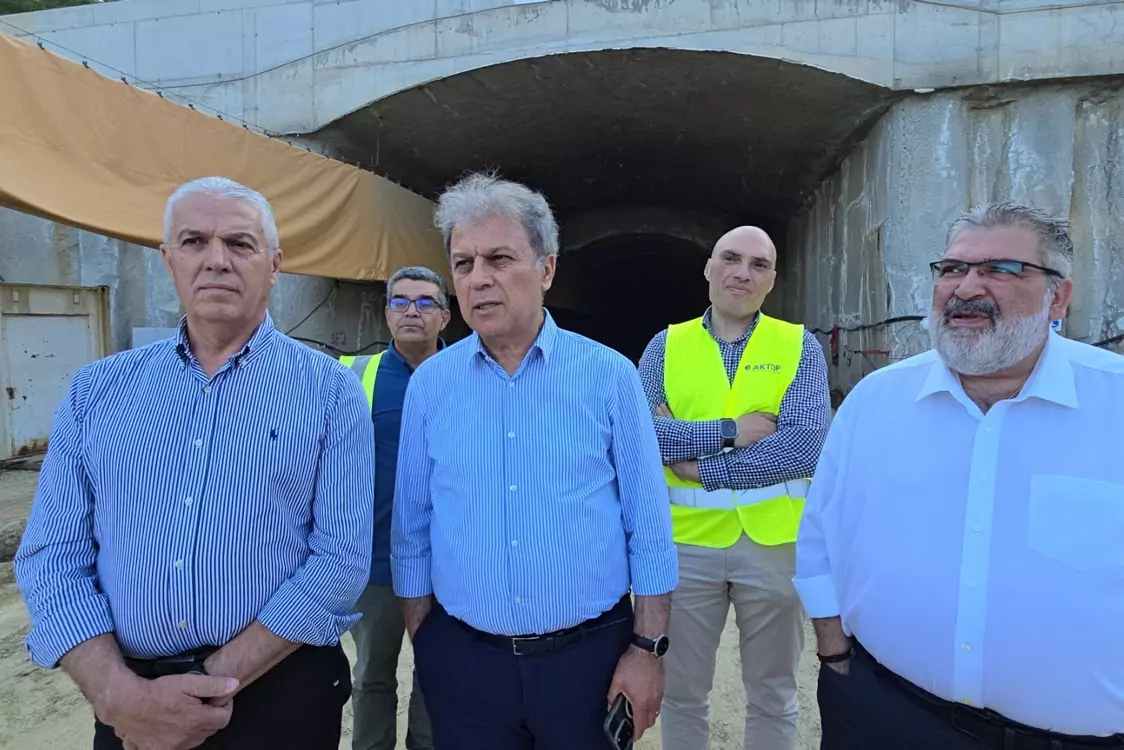 Για την πρόοδο των εργασιών στα έργα της σήραγγας Κλεισούρας ενημερώθηκε ο Περιφερειάρχης Δυτικής Μακεδονίας 1