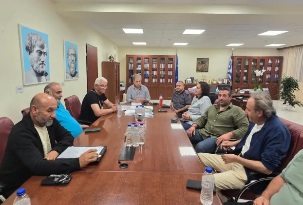 Συνάντηση Γ. Αμανατίδη με εκπροσώπους της Ομοσπονδίας Λαϊκών Αγορών Δυτικής Μακεδονίας «Μ. Αλέξανδρος»