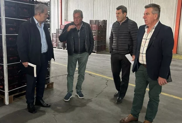 Επίσκεψη του Περιφερειάρχη κ. Αμανατίδη και των Αντιπεριφερειάρχων κ. Σαββόπουλου και κ. Χαρούμενου στη ΓΕΟΚ