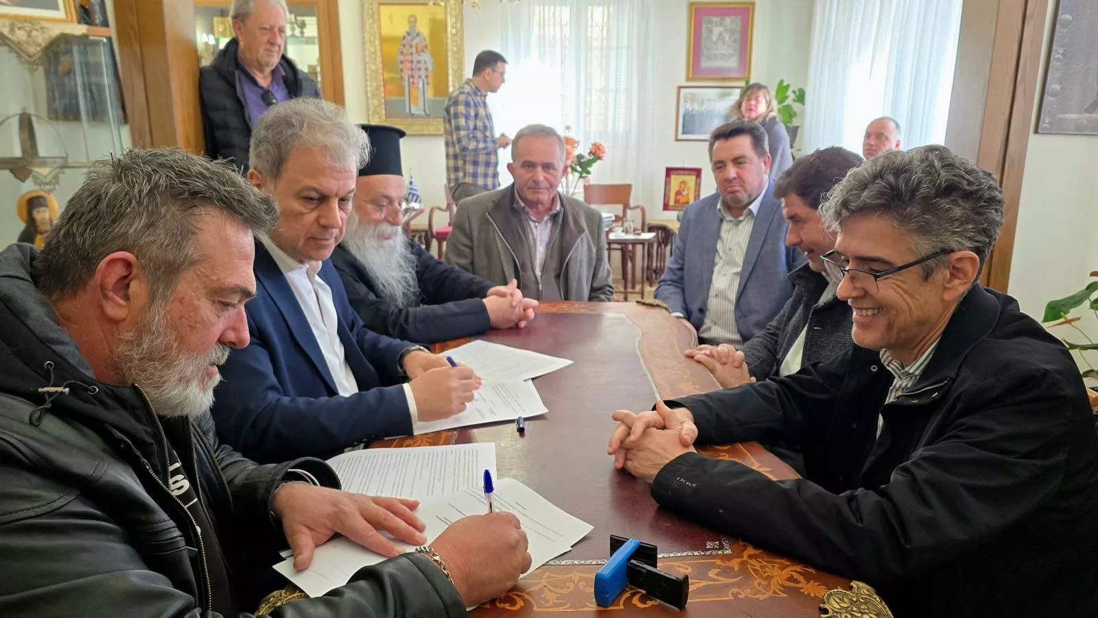 Υπογραφή σύμβασης για την εγκατάσταση δικτύου ενεργειακής πυροπροστασίας στο Ίδρυμα «Άγιος Αχίλλειος» & Ενημέρωση για τις μελέτες της ΔΠΥΝ και τη μετεγκατάσταση του κτηρίου της Πυροσβεστικής Υπηρεσίας Γρεβενών #2