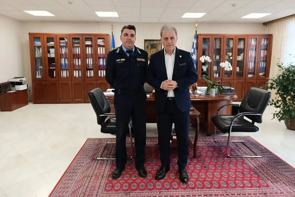 Επίσκεψη του νέου Συντονιστή Επιχειρήσεων Ηπείρου, Δυτικής Μακεδονίας και Νήσων στον Περιφερειάρχη Δυτικής Μακεδονίας