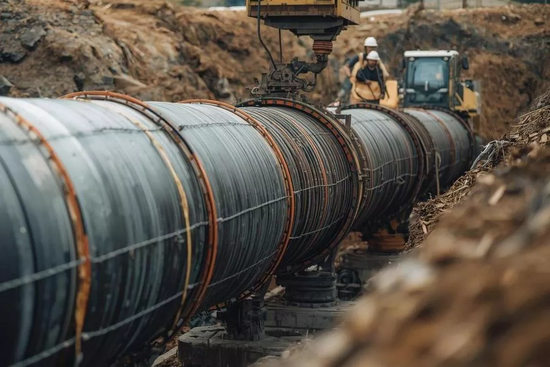 Τοποθέτηση αγωγού μεταφοράς νερού σε υφιστάμενο ανοικτό κανάλι εντός του αρδευτικού κλήματος