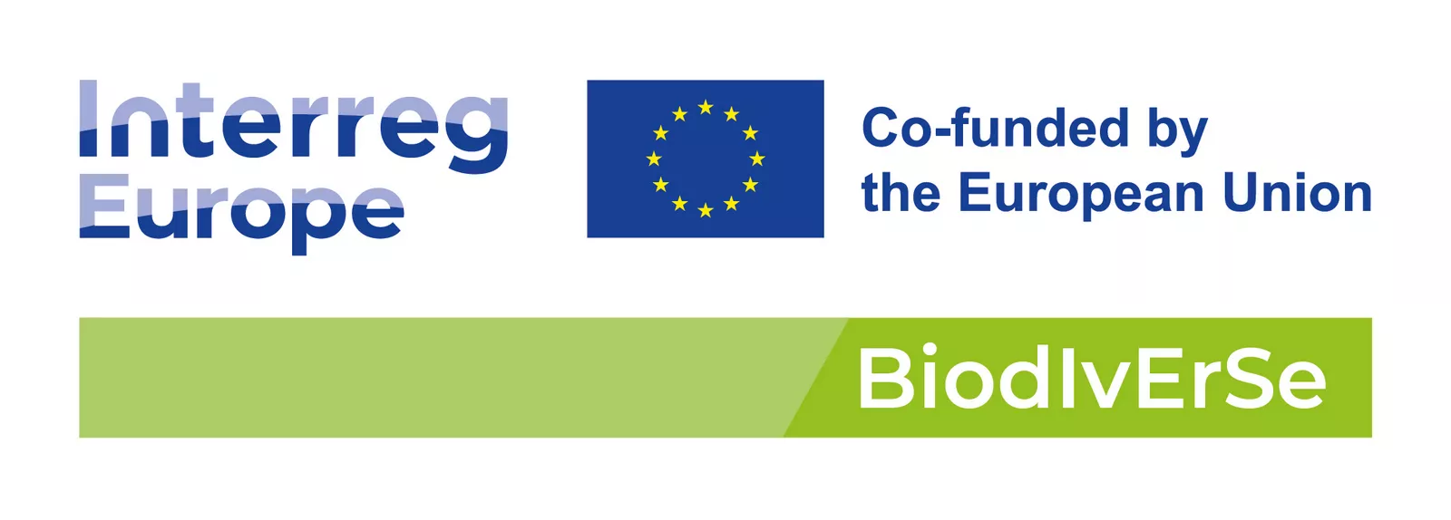 Το έργο BiodIvErSe χρηματοδοτείται από το Ευρωπαϊκό Πρόγραμμα Interreg Europe (λογότυπο)
