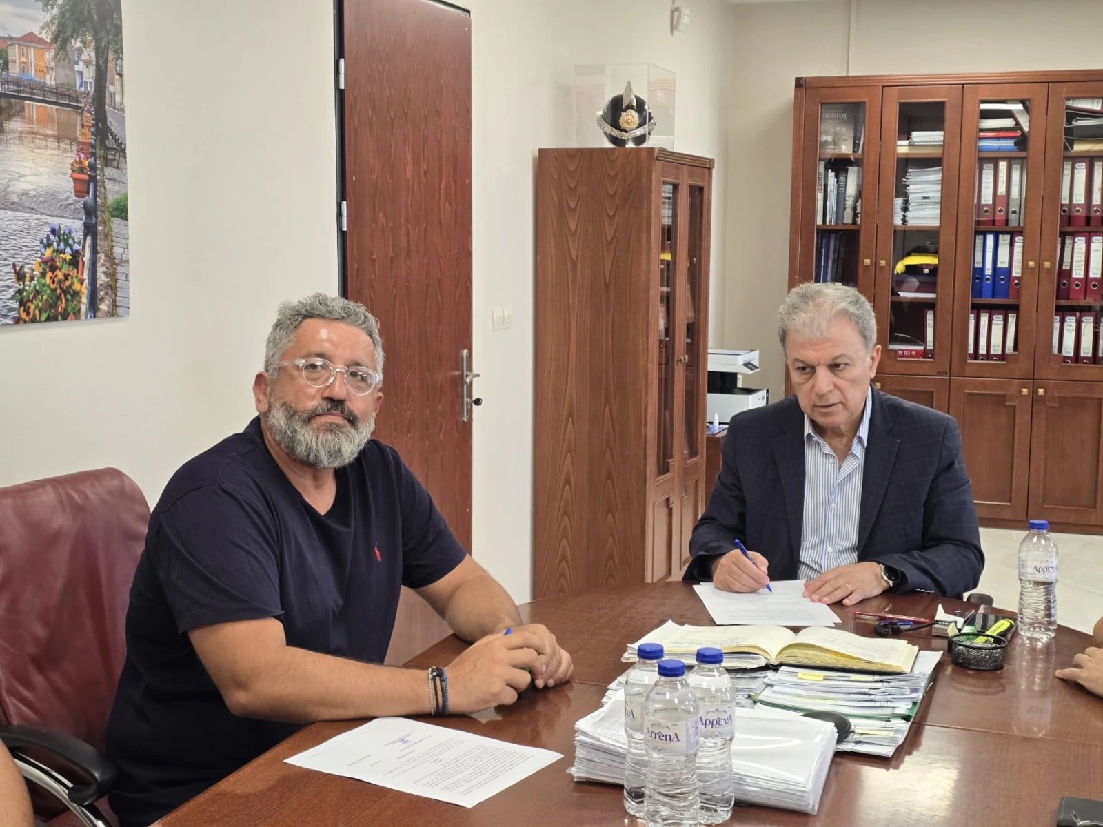 Υπογραφή δύο έργων ενεργειακής και λειτουργικής αναβάθμισης κτιριακών υποδομών του Επιμελητηρίου Κοζάνης από τον Περιφερειάρχη Δυτικής Μακεδονίας