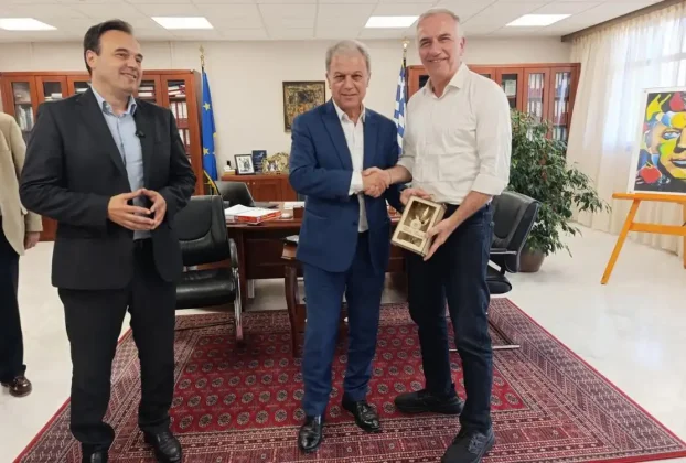 Επίσκεψη του Υπουργού Ψηφιακής Διακυβέρνησης Δημήτρη Παπαστεργίου και του Υφυπουργού Ανάπτυξης Σταύρου Καλαφάτη στην Περιφέρεια Δυτικής Μακεδονίας