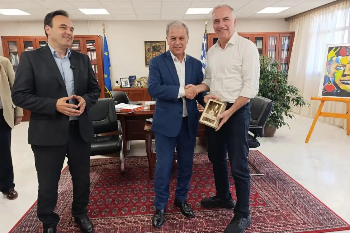 Επίσκεψη του Υπουργού Ψηφιακής Διακυβέρνησης Δημήτρη Παπαστεργίου και του Υφυπουργού Ανάπτυξης Σταύρου Καλαφάτη στην Περιφέρεια Δυτικής Μακεδονίας