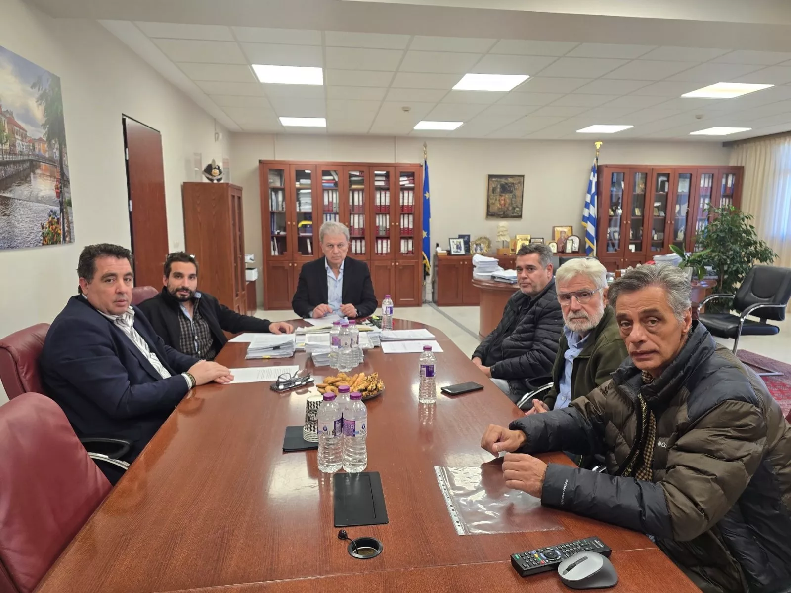 Υπογραφή Σύμβασης για τον Ηλεκτροφωτισμό της Επαρχιακής Οδού προς Σιάτιστα