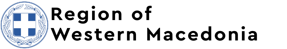 Region of Western Macedonia logo black