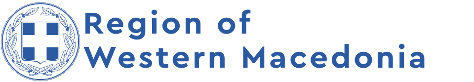Region of Western Macedonia logo blue