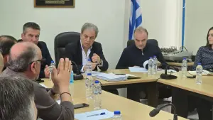 Ο Περιφερειάρχης Γιώργος Αμανατίδης με τους εκπροσώπους των Δασικών Συνεταιρισμών