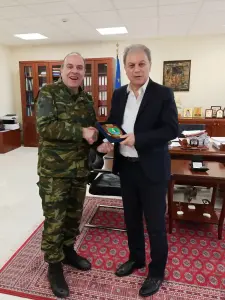 Επίσκεψη του νέου Διοικητή της 9ης Μ/Π Ταξιαρχίας στον Περιφερειάρχη