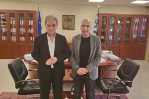 Επίσκεψη του Προέδρου του ΕΒΕΑ στον Περιφερειάρχη