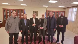 Επίσκεψη του Προέδρου του ΕΒΕΑ στον Περιφερειάρχη