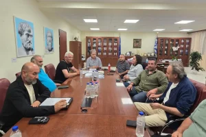 Συνάντηση Γ. Αμανατίδη με εκπροσώπους της Ομοσπονδίας Λαϊκών Αγορών Δυτικής Μακεδονίας «Μ. Αλέξανδρος»