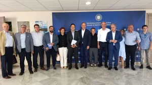 Επίσκεψη του Υπουργού Ψηφιακής Διακυβέρνησης Δημήτρη Παπαστεργίου και του Υφυπουργού Ανάπτυξης Σταύρου Καλαφάτη στην Περιφέρεια Δυτικής Μακεδονίας